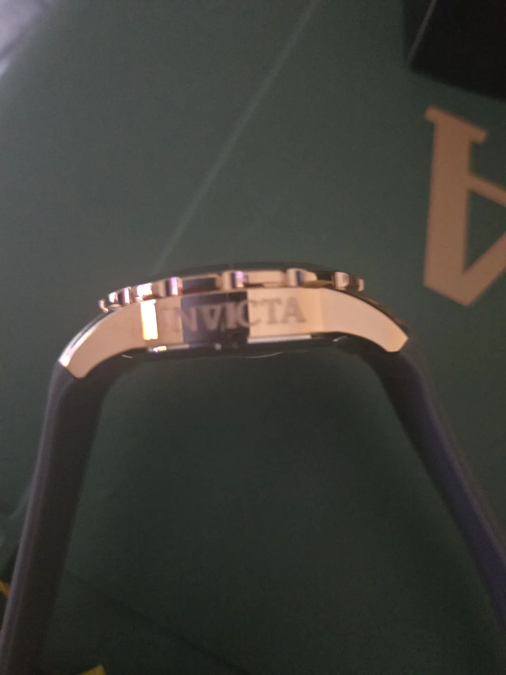 Invicta Women’s Angel Halo Rose Gold Tone Blue Dial Sport Watch